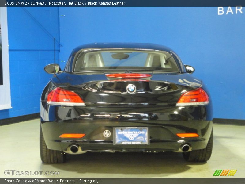 Jet Black / Black Kansas Leather 2009 BMW Z4 sDrive35i Roadster