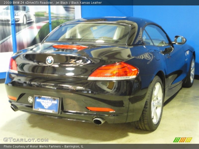 Jet Black / Black Kansas Leather 2009 BMW Z4 sDrive35i Roadster