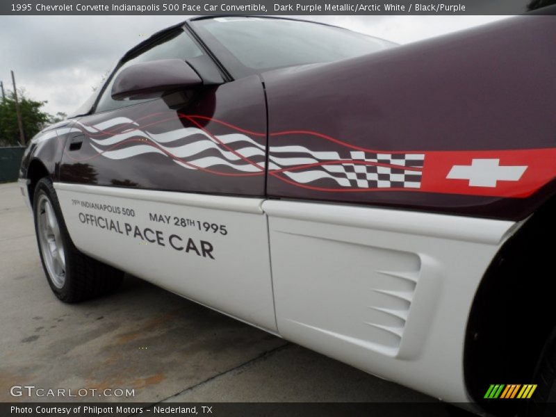 Indy Pace Car graphics - 1995 Chevrolet Corvette Indianapolis 500 Pace Car Convertible