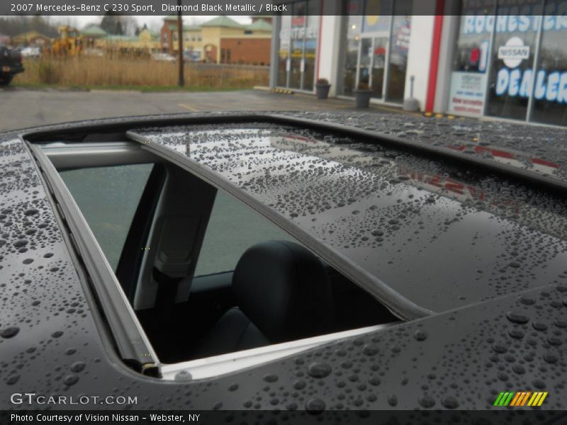 Diamond Black Metallic / Black 2007 Mercedes-Benz C 230 Sport