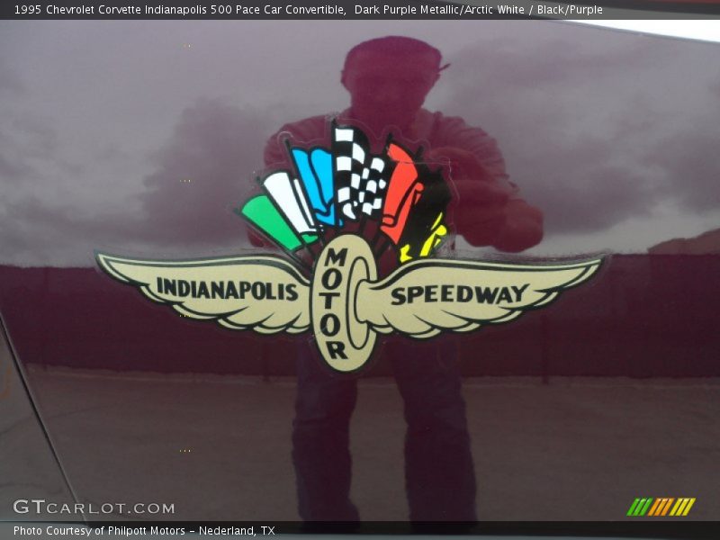 Indianapolis Motor Speedway Graphic - 1995 Chevrolet Corvette Indianapolis 500 Pace Car Convertible