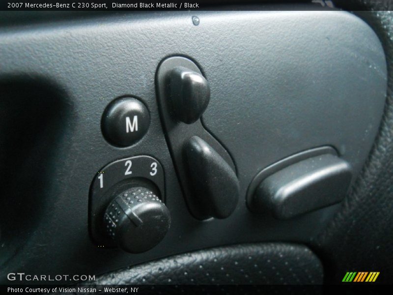 Diamond Black Metallic / Black 2007 Mercedes-Benz C 230 Sport
