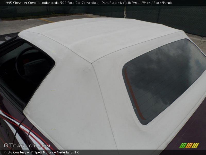 White Convertible Top - 1995 Chevrolet Corvette Indianapolis 500 Pace Car Convertible