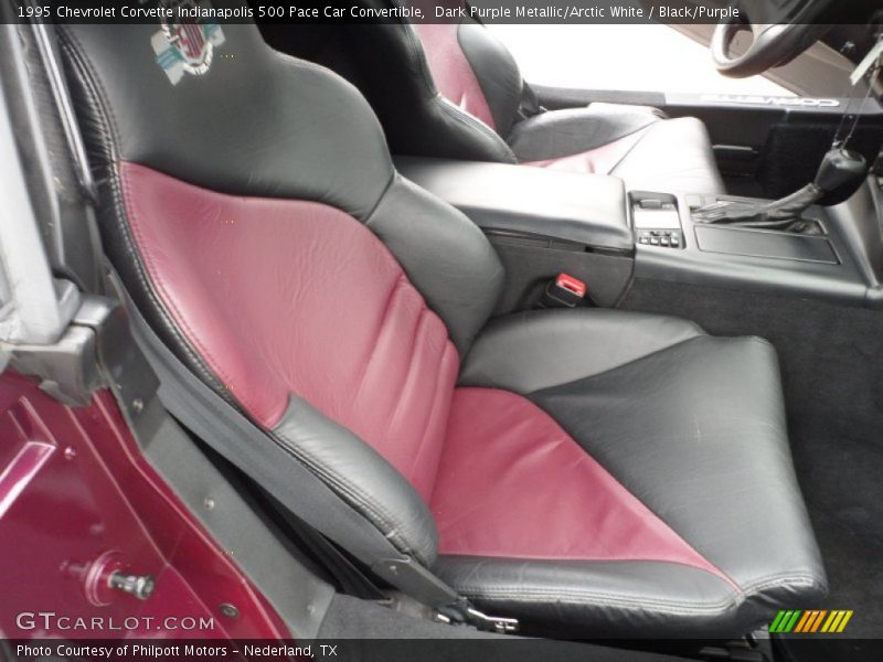 Front Seat of 1995 Corvette Indianapolis 500 Pace Car Convertible