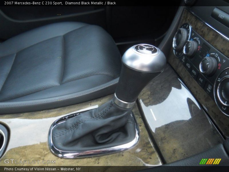 Diamond Black Metallic / Black 2007 Mercedes-Benz C 230 Sport