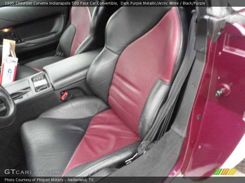 Front Seat of 1995 Corvette Indianapolis 500 Pace Car Convertible