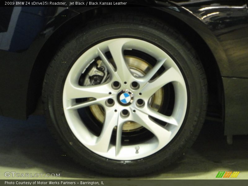 Jet Black / Black Kansas Leather 2009 BMW Z4 sDrive35i Roadster