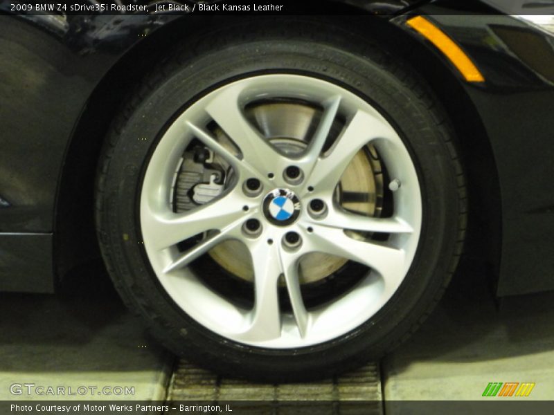 Jet Black / Black Kansas Leather 2009 BMW Z4 sDrive35i Roadster