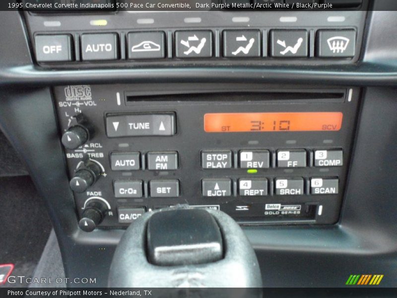 Controls of 1995 Corvette Indianapolis 500 Pace Car Convertible