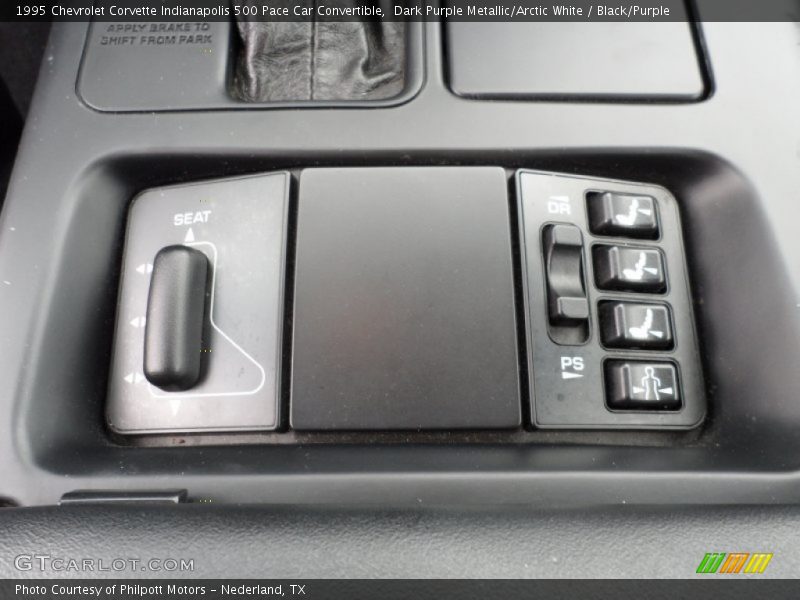 Controls of 1995 Corvette Indianapolis 500 Pace Car Convertible