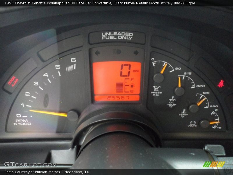  1995 Corvette Indianapolis 500 Pace Car Convertible Indianapolis 500 Pace Car Convertible Gauges