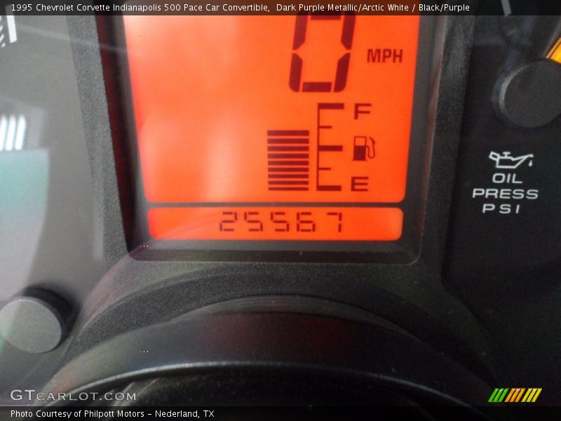  1995 Corvette Indianapolis 500 Pace Car Convertible Indianapolis 500 Pace Car Convertible Gauges