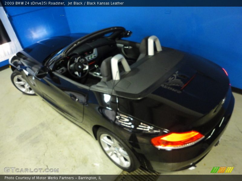 Jet Black / Black Kansas Leather 2009 BMW Z4 sDrive35i Roadster