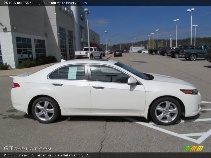 Premium White Pearl / Ebony 2010 Acura TSX Sedan
