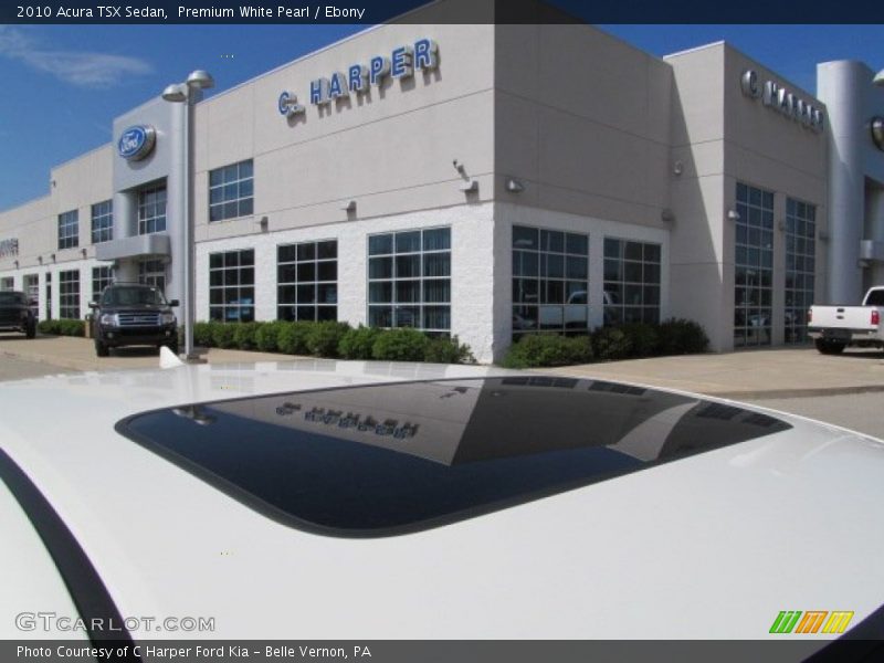 Premium White Pearl / Ebony 2010 Acura TSX Sedan