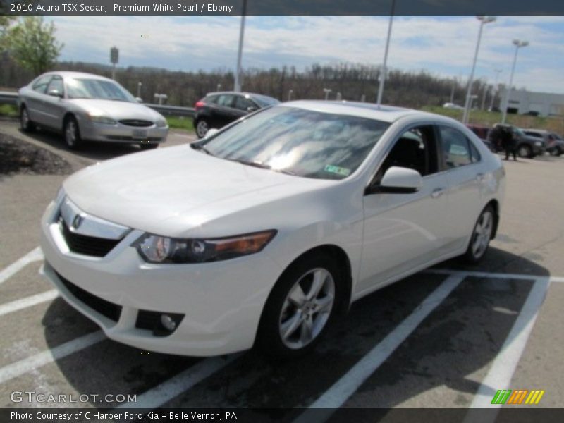 Premium White Pearl / Ebony 2010 Acura TSX Sedan