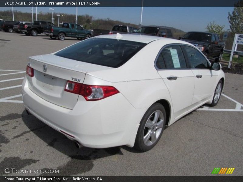 Premium White Pearl / Ebony 2010 Acura TSX Sedan