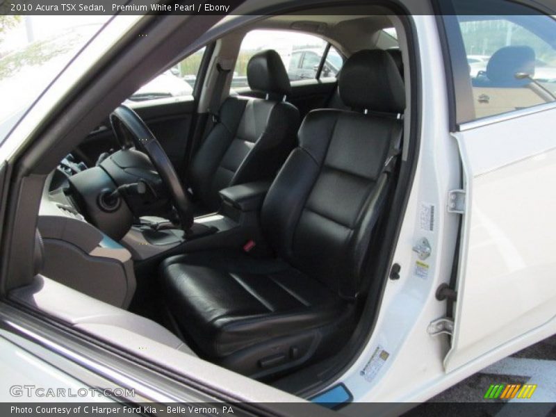 Premium White Pearl / Ebony 2010 Acura TSX Sedan