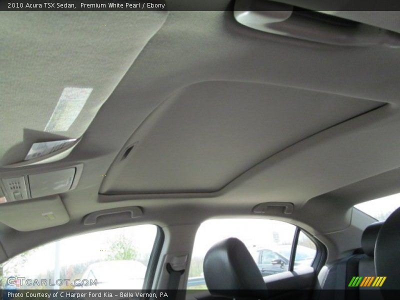 Premium White Pearl / Ebony 2010 Acura TSX Sedan