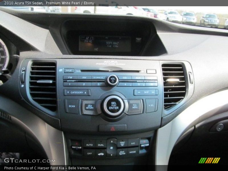 Premium White Pearl / Ebony 2010 Acura TSX Sedan