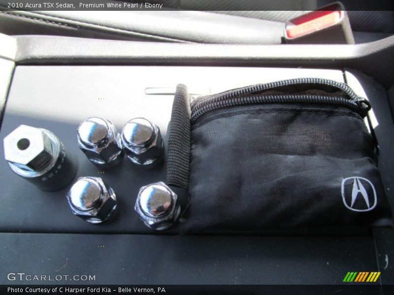 Premium White Pearl / Ebony 2010 Acura TSX Sedan