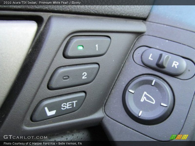 Premium White Pearl / Ebony 2010 Acura TSX Sedan