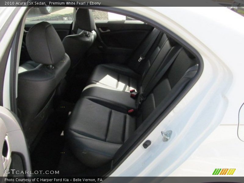 Premium White Pearl / Ebony 2010 Acura TSX Sedan