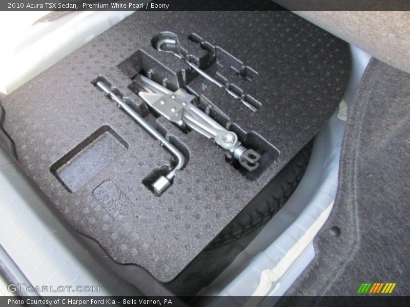 Premium White Pearl / Ebony 2010 Acura TSX Sedan