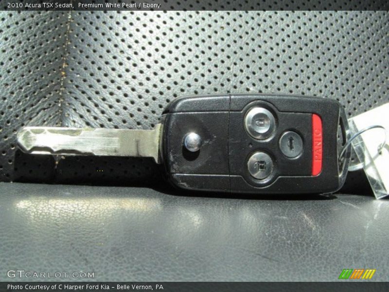 Premium White Pearl / Ebony 2010 Acura TSX Sedan