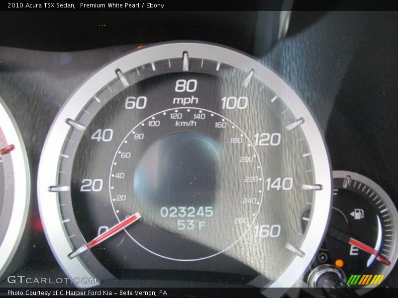 Premium White Pearl / Ebony 2010 Acura TSX Sedan