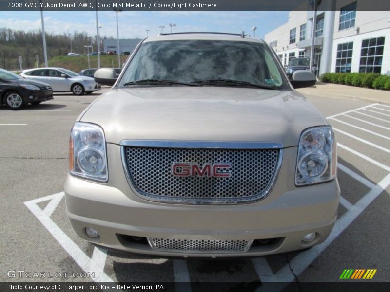 Gold Mist Metallic / Cocoa/Light Cashmere 2008 GMC Yukon Denali AWD