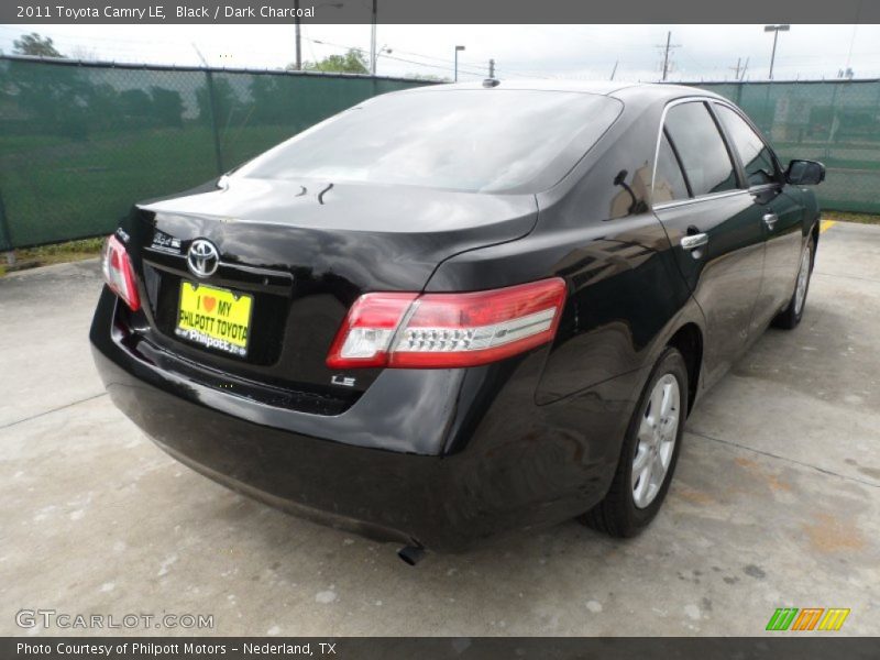 Black / Dark Charcoal 2011 Toyota Camry LE