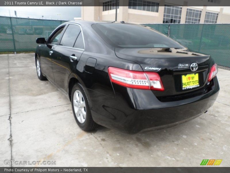 Black / Dark Charcoal 2011 Toyota Camry LE