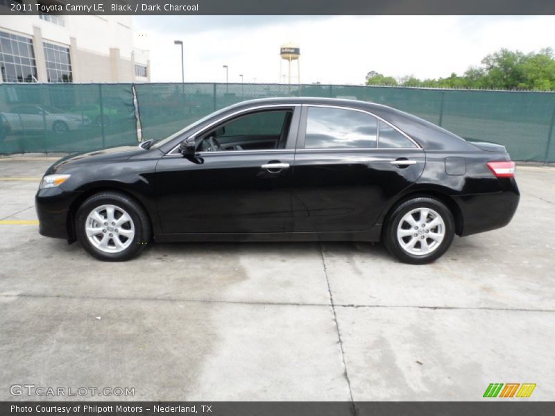 Black / Dark Charcoal 2011 Toyota Camry LE