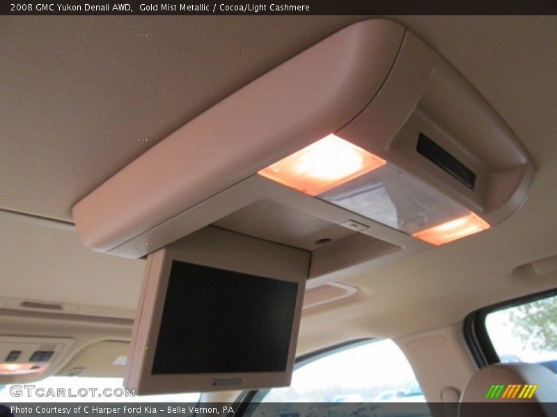 Gold Mist Metallic / Cocoa/Light Cashmere 2008 GMC Yukon Denali AWD