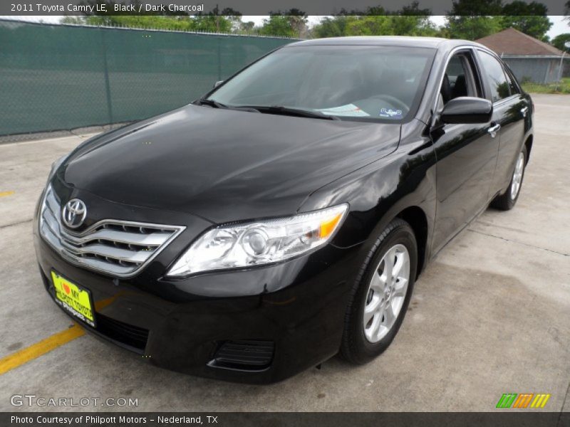 Black / Dark Charcoal 2011 Toyota Camry LE