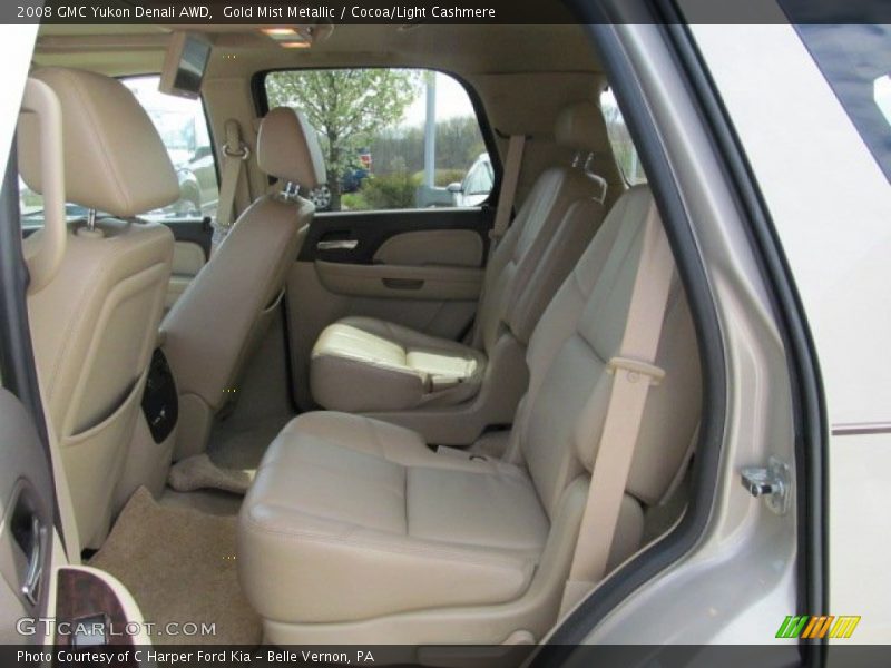 Gold Mist Metallic / Cocoa/Light Cashmere 2008 GMC Yukon Denali AWD