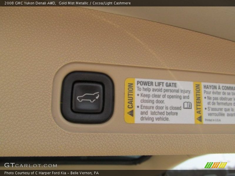 Gold Mist Metallic / Cocoa/Light Cashmere 2008 GMC Yukon Denali AWD