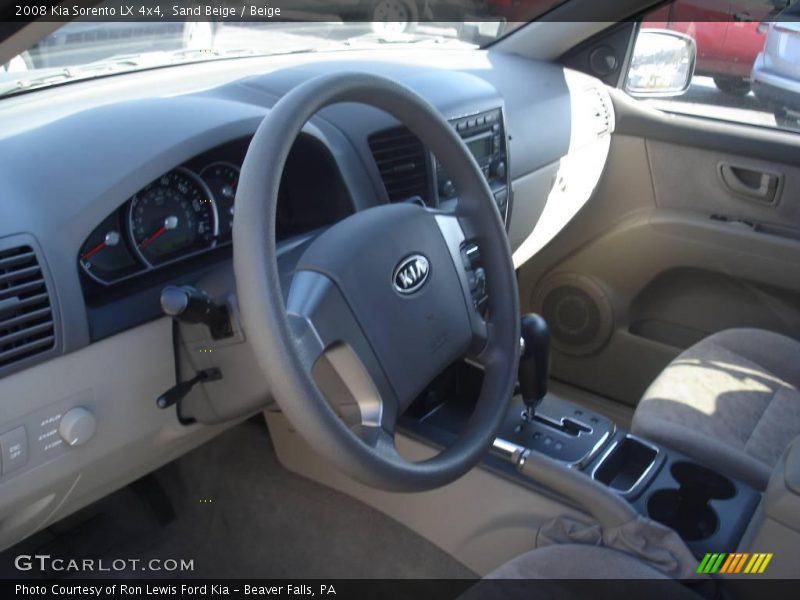 Sand Beige / Beige 2008 Kia Sorento LX 4x4