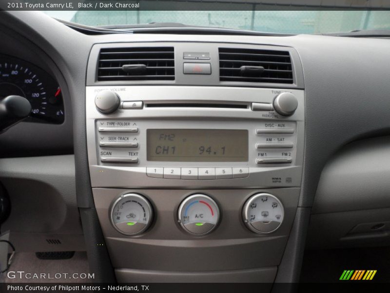 Black / Dark Charcoal 2011 Toyota Camry LE