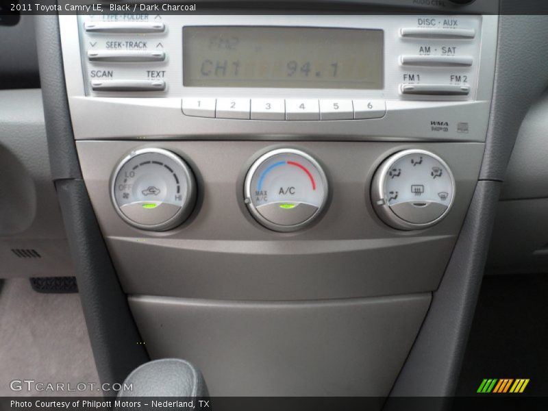 Black / Dark Charcoal 2011 Toyota Camry LE