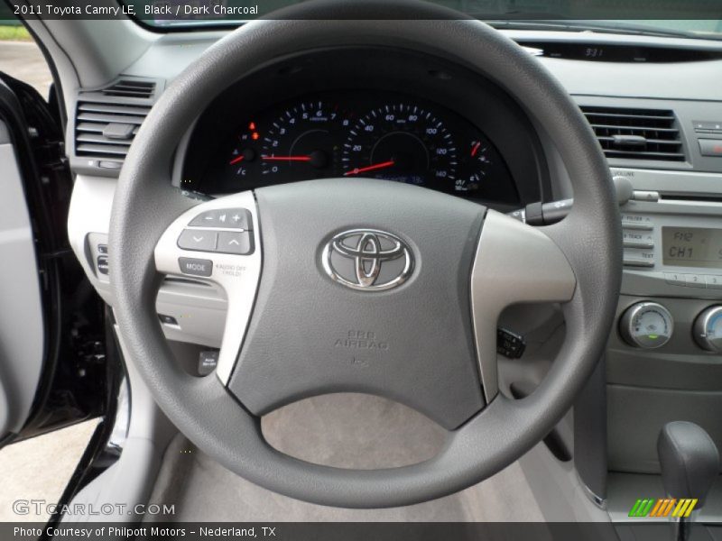 Black / Dark Charcoal 2011 Toyota Camry LE