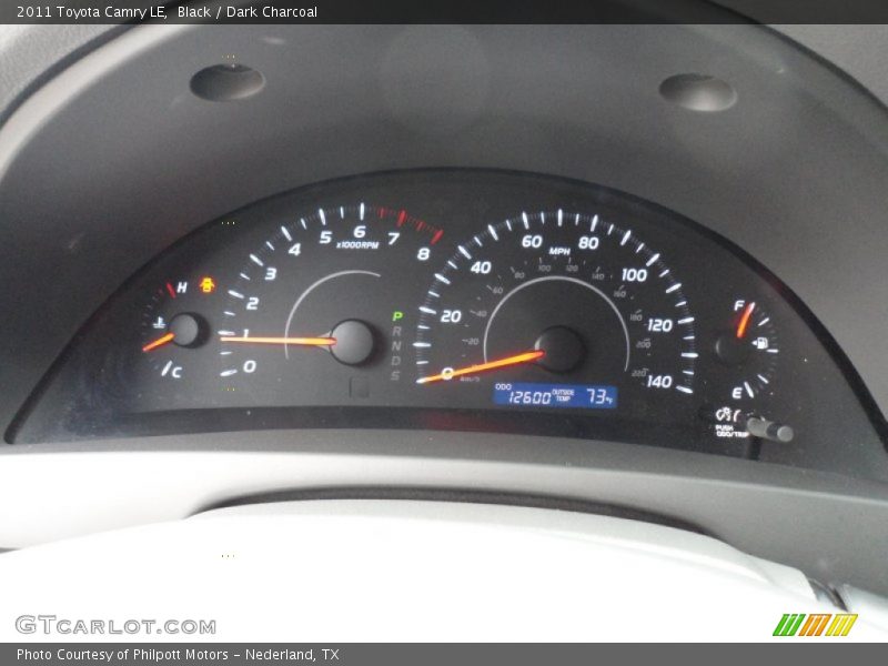 Black / Dark Charcoal 2011 Toyota Camry LE