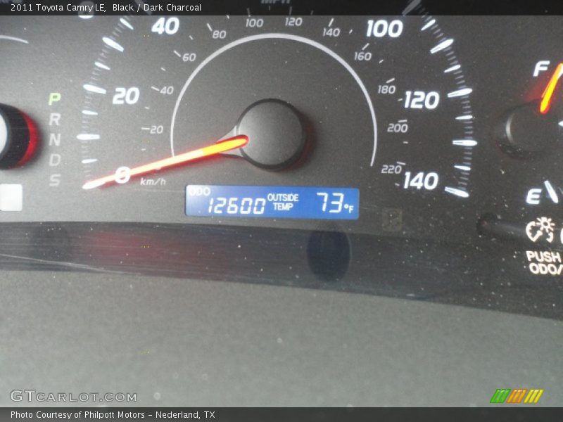 Black / Dark Charcoal 2011 Toyota Camry LE