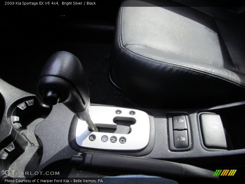 Bright Silver / Black 2009 Kia Sportage EX V6 4x4