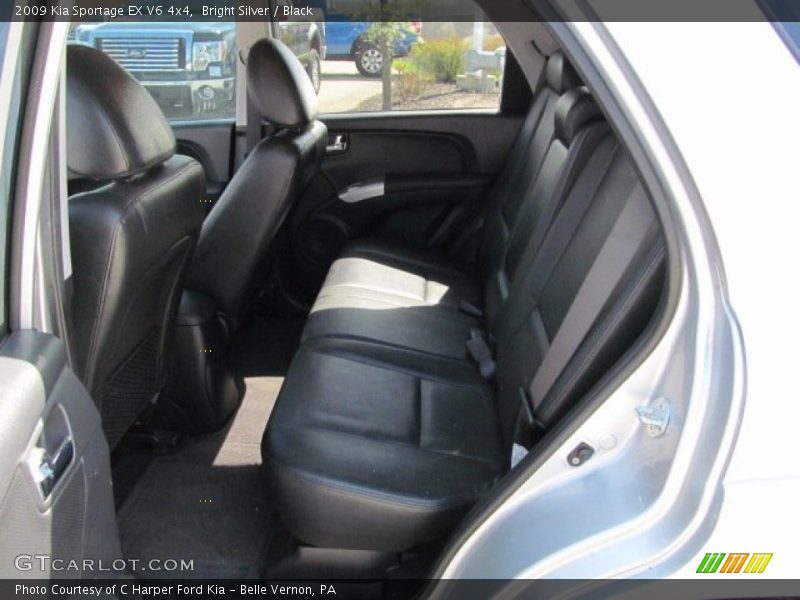 Bright Silver / Black 2009 Kia Sportage EX V6 4x4