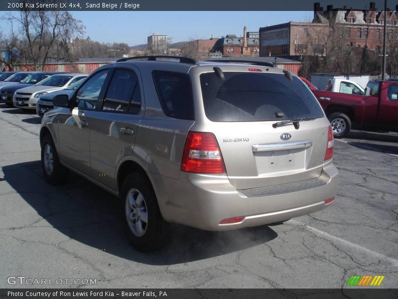 Sand Beige / Beige 2008 Kia Sorento LX 4x4
