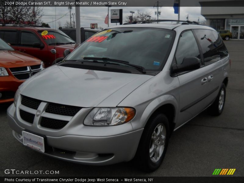 Bright Silver Metallic / Medium Slate Gray 2004 Dodge Caravan SXT