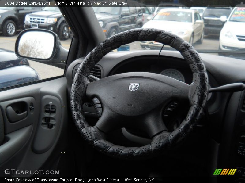 Bright Silver Metallic / Medium Slate Gray 2004 Dodge Caravan SXT