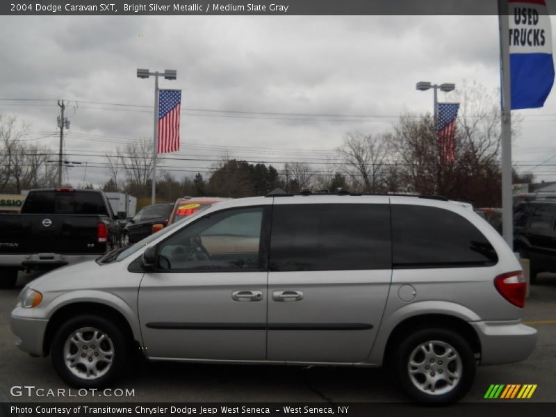 Bright Silver Metallic / Medium Slate Gray 2004 Dodge Caravan SXT